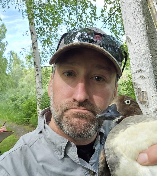 kevin with duck