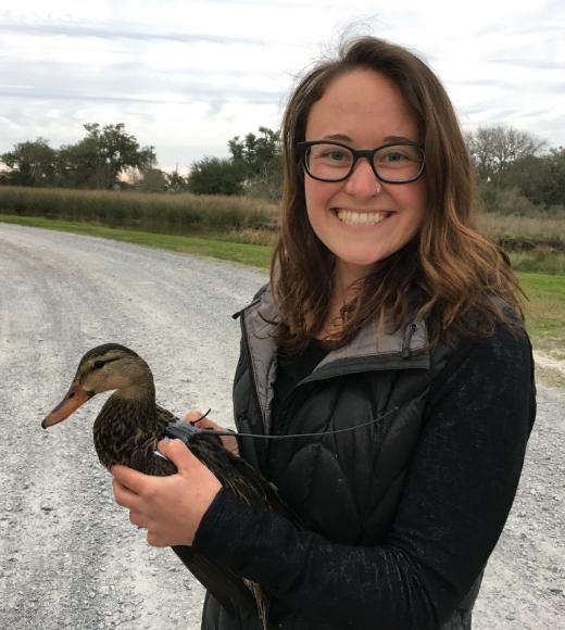 lizzi with duck