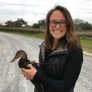 lizzi with duck